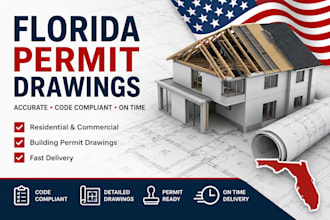 do professional florida permit drawings and architectural
