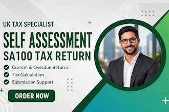 prepare your UK self assessment sa100 tax return for hmrc