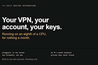 set up a private wireguard VPN server on your own oracle cloud, free to run