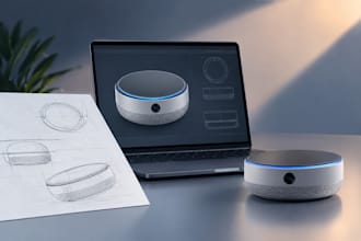 create tech product viisualization and cad design for smart devices