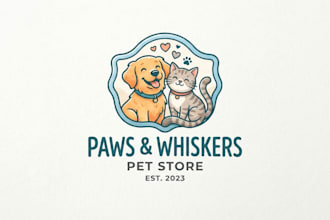 design a cute and memorable pet store logo