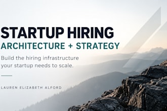 develop your startup hiring strategy and plan