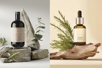create sustainable packaging and label design for skincare and beauty