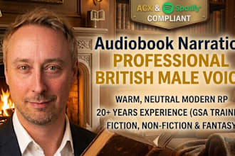 record an english male audiobook narration to acx standard