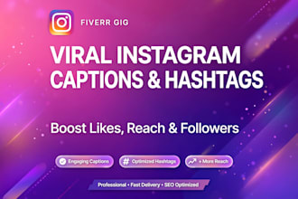 write engaging instagram captions with hashtags