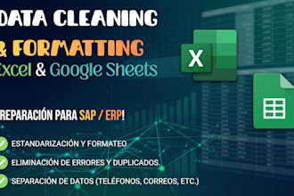 clean, standardize, and format your excel spreadsheets