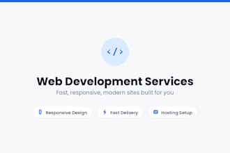 develop a fully functional responsive website