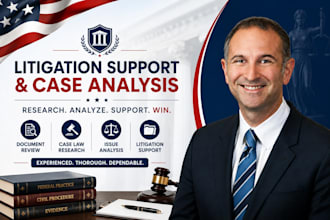 provide litigation support, case analysis, and legal document review