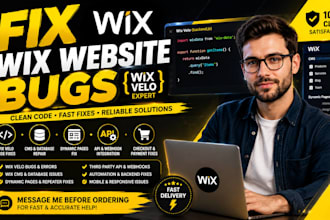 fix wix velo code bugs fix wix website dynamic pages issues wix cms database api