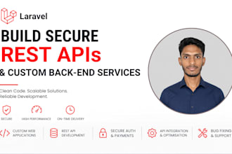 build secure laravel backend and rest API development