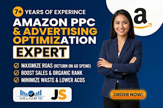 be your amazon PPC expert to optimize campaigns, lower acos and scale sales
