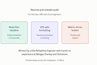 audit and rewrite your devops sre resume and linkedin