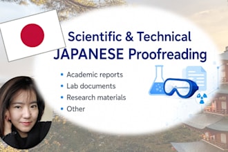 proofread and edit your japanese academic and scientific writing