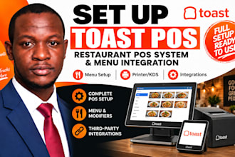 set up toast pos restaurant clover square pos system and menu integration