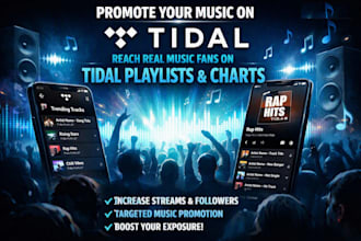 do promote your tidal music to targeted music audiences