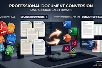 convert PDF to word, excel, CSV, or any file format accurately