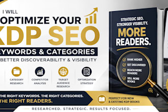 optimize your amazon KDP book SEO keywords and categories