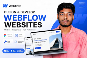 design or redesign edit and update webflow website or figma to webflow