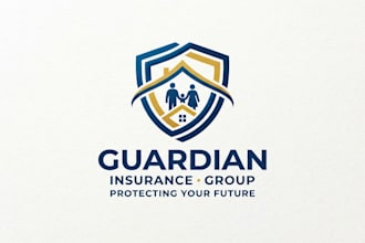 design a trustworthy and professional insurance logo