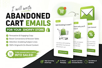 write abandoned cart emails for your shopify store