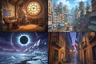 design stunning fantasy landscape