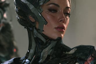 create realistic sci fi concept art