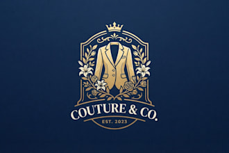 design a stylish and elegant blazer logo