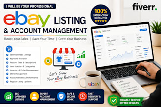 manage ebay store and listing