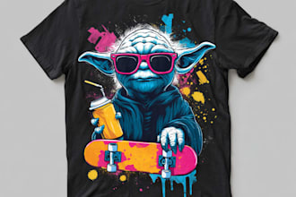 create an funny meme t shirt design