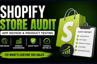 do shopify store audit shopify app review shopify product testing to boost sales