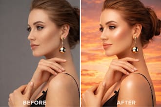 do professional photoshop editing and ai image editing