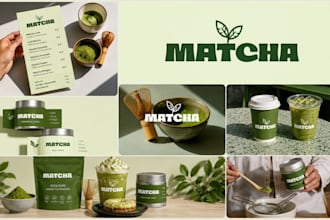 premium modern logo design with unique professional branding