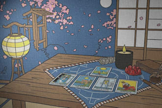 do a deep tarot reading with japanese spiritual wisdom