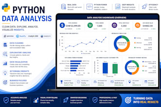 do python data analysis, data cleaning and visualization