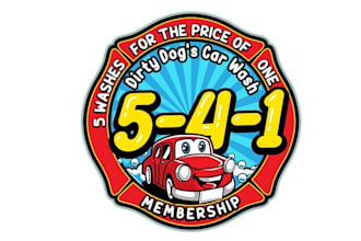 design super car wash service logo