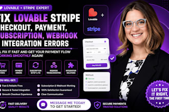 fix lovable stripe checkout payment subscription webhook and integration errors
