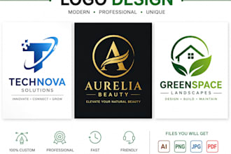 design modern professional logo