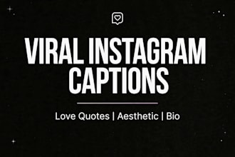 write viral aesthetic love quotes and captions for instagram