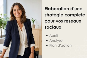 elaborer une stratégie complete pour les reseaux sociaux