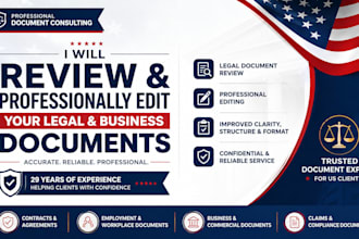 review and professionally edit your legal and business documents