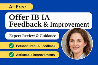 offer ib ia feedback and improvements