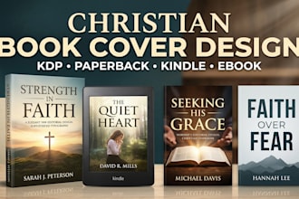 do christian book cover design KDP book cover paperback kindle ebook cover