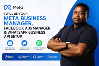 be your facebook meta bm, ads manager and whatsapp business