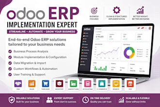 be your odoo functional consultant and erp expert