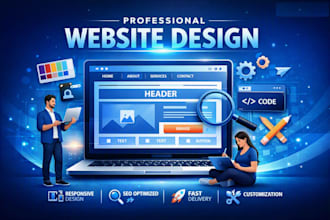 design and develop a user friendly professional website
