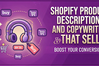 write shopify product descriptions and copywriting that sell