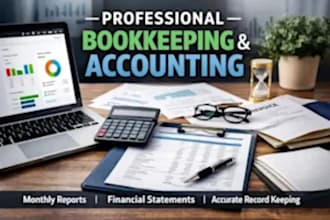 do accurate bookkeeping, bank reconciliation and accounting support