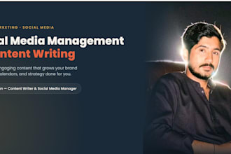 manage your social media and create engaging content