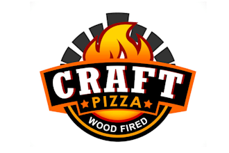 design mobile wood fired pizza oven trailer logo