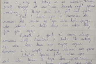 hand write your english documents